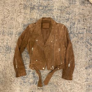 Blank NYC suede Moto jacket